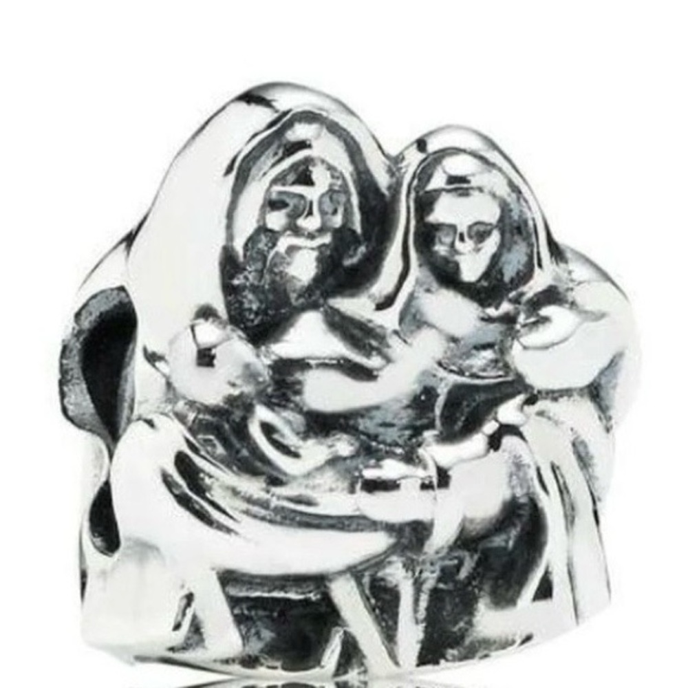 Pandora Silver Family Charm Bracelet